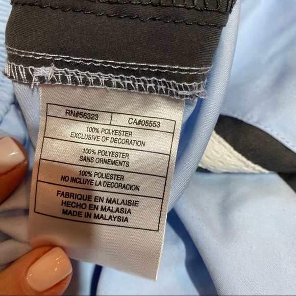 NIKE GIRL'S ATHLETIC PANTS, BLUE - Picture 9 of 10